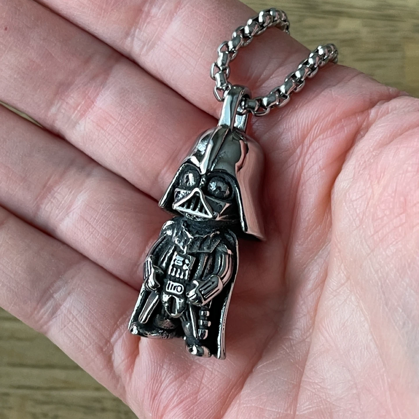 Dark sci-fi villain stainless steel necklaces - photo 5