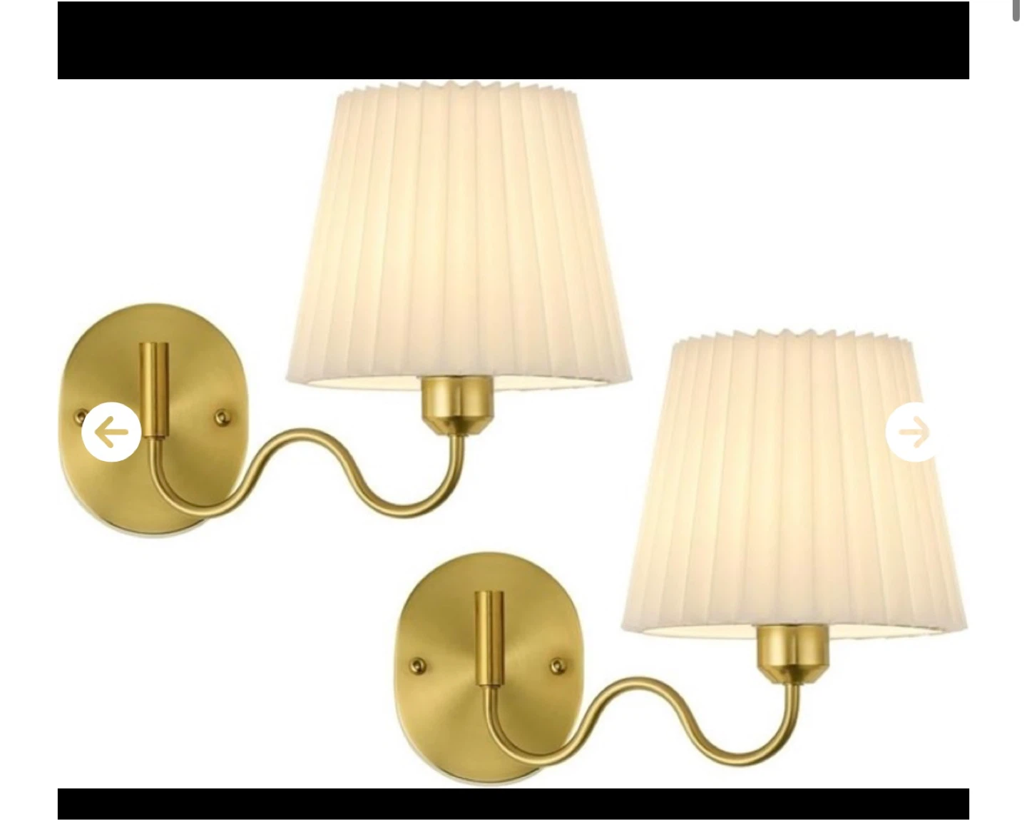 Set of 2 Vintage Adjustable Wall Sconces - photo 2