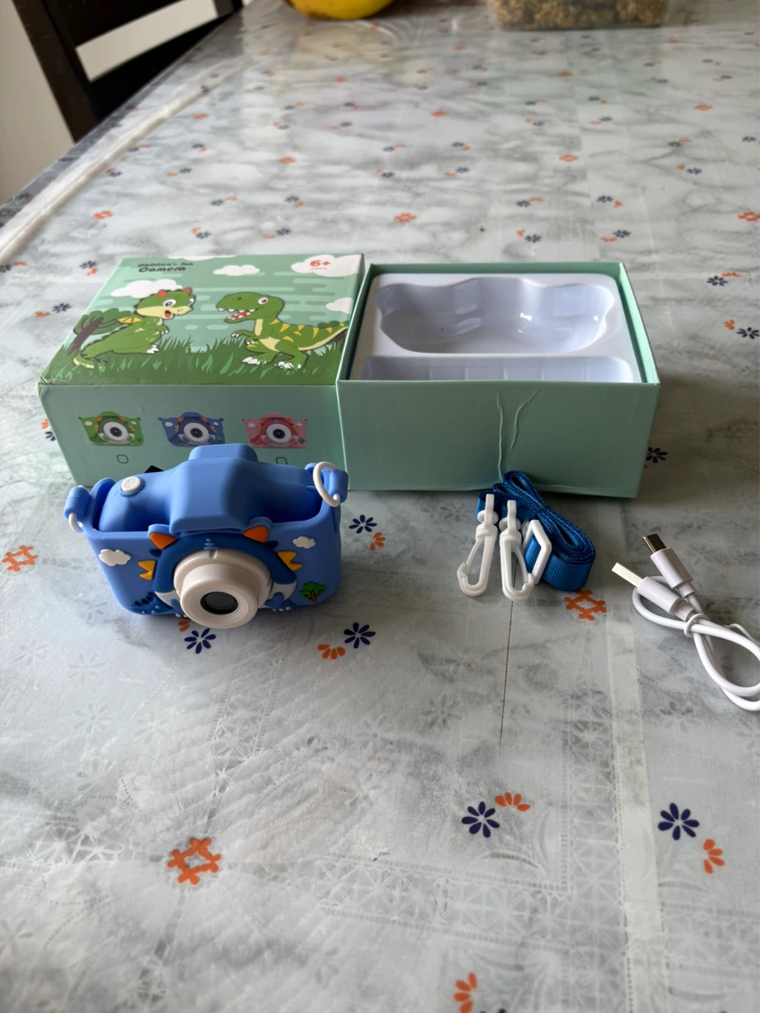 Brand New Blue Dinosaur Kids Digital Camera