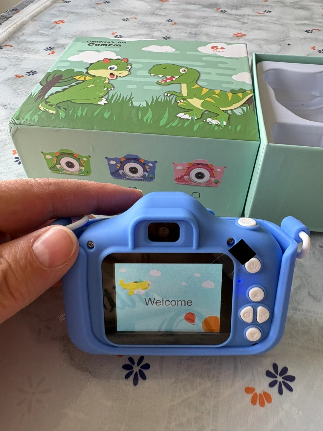 Brand New Blue Dinosaur Kids Digital Camera - photo 3