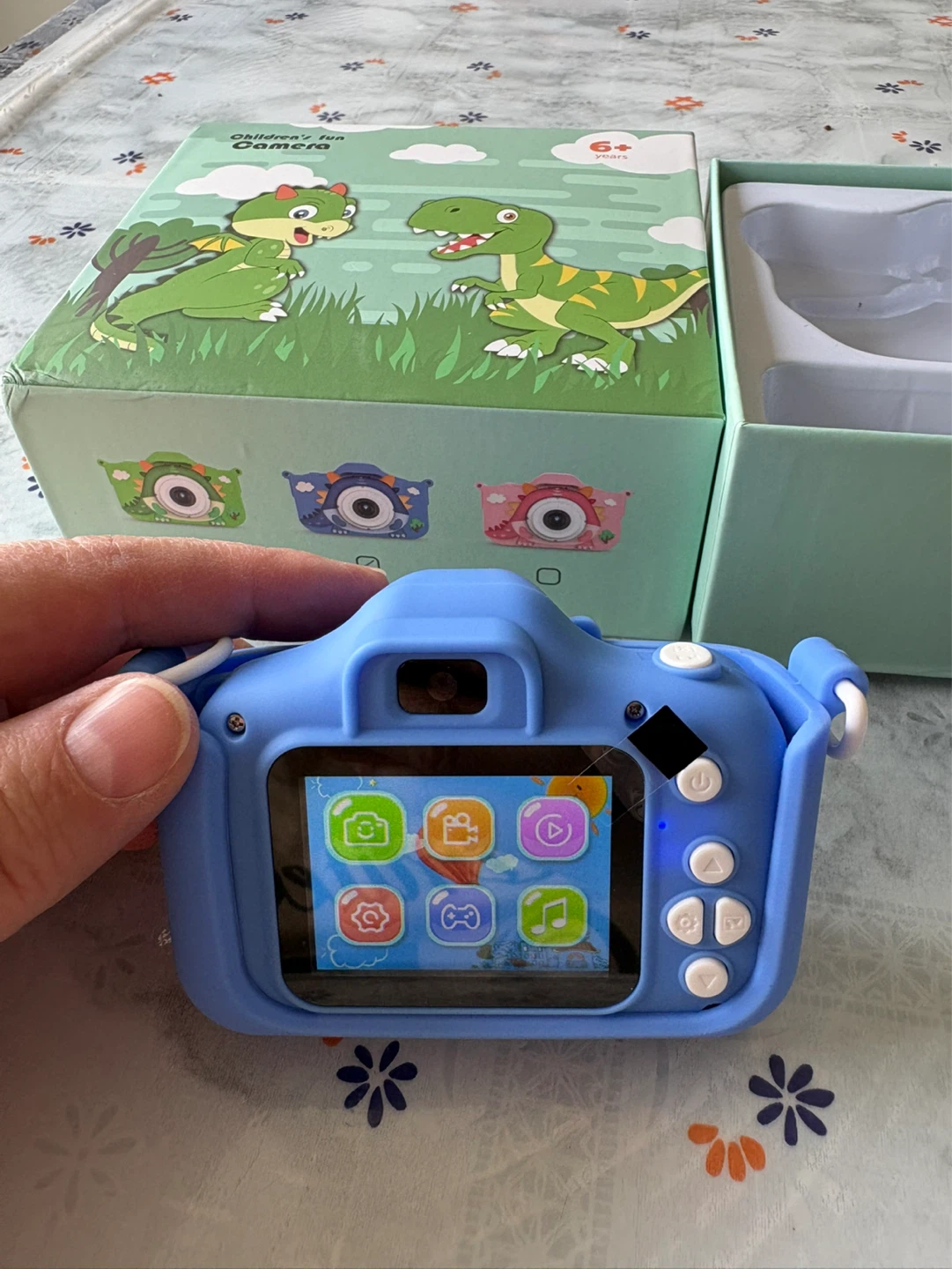 Brand New Blue Dinosaur Kids Digital Camera - photo 4