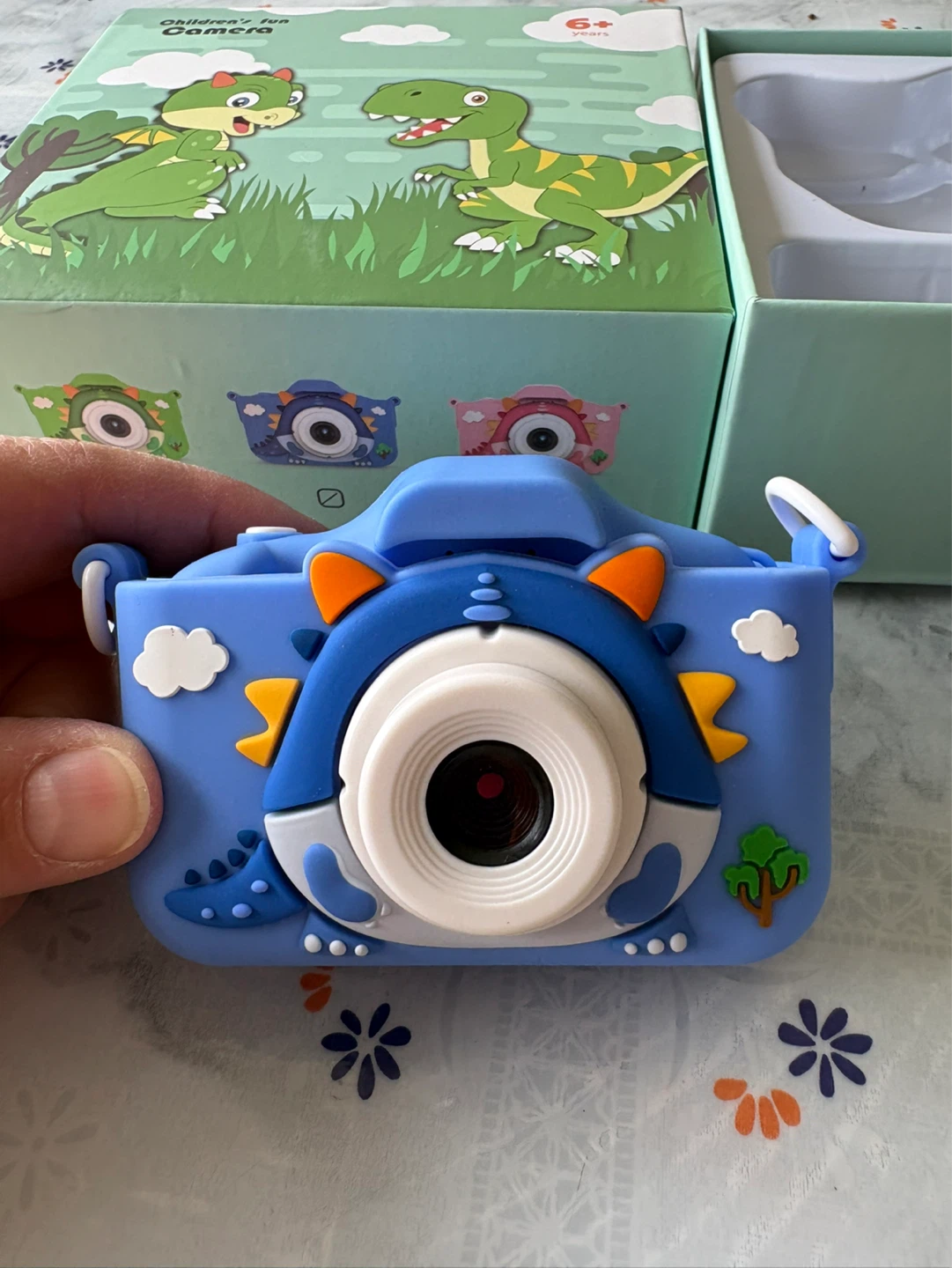 Brand New Blue Dinosaur Kids Digital Camera - photo 2