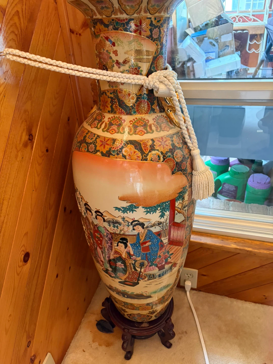 Beautiful Large Asian Decorative Vase ⚽️ - photo 4