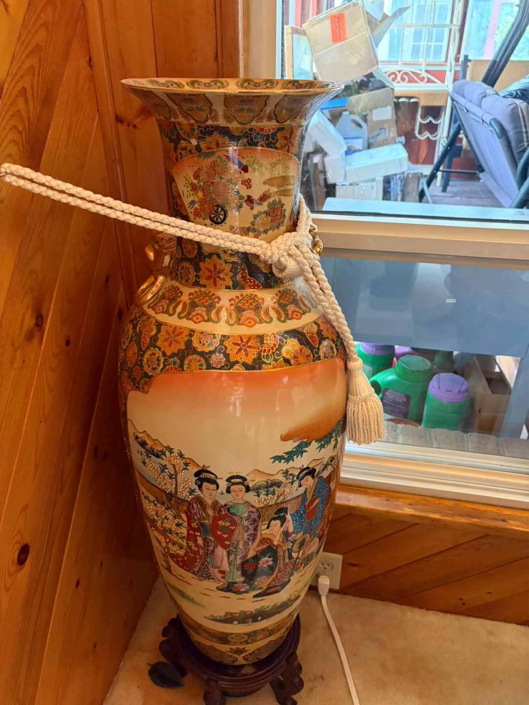 Beautiful Large Asian Decorative Vase ⚽️ - photo 5
