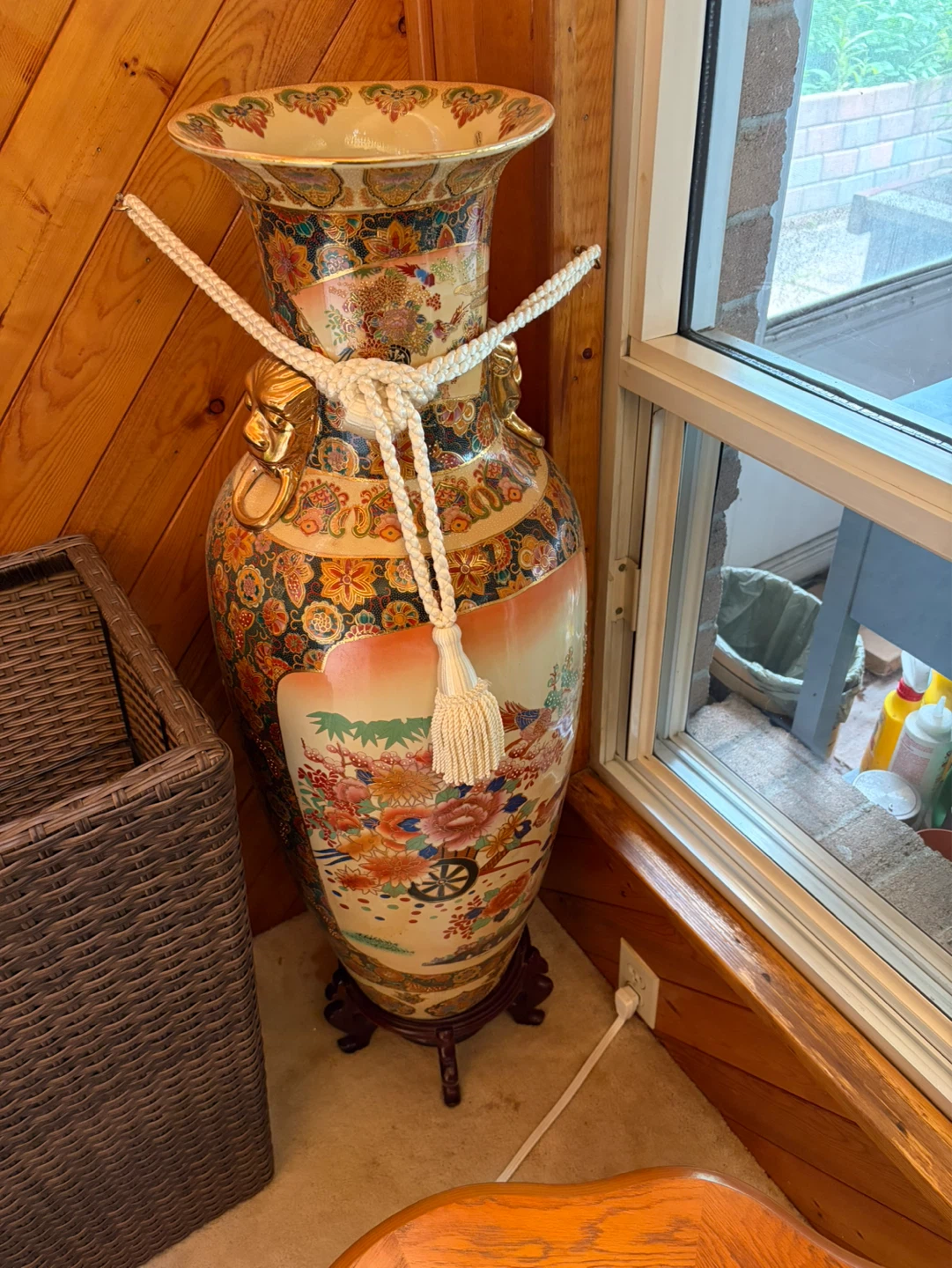 Beautiful Large Asian Decorative Vase ⚽️ - photo 2