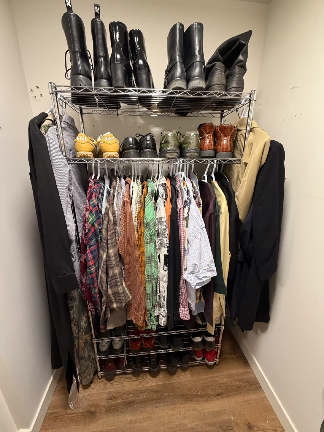 Wire Shelving Unit - 36" W x 14" D x 72" H - photo 2