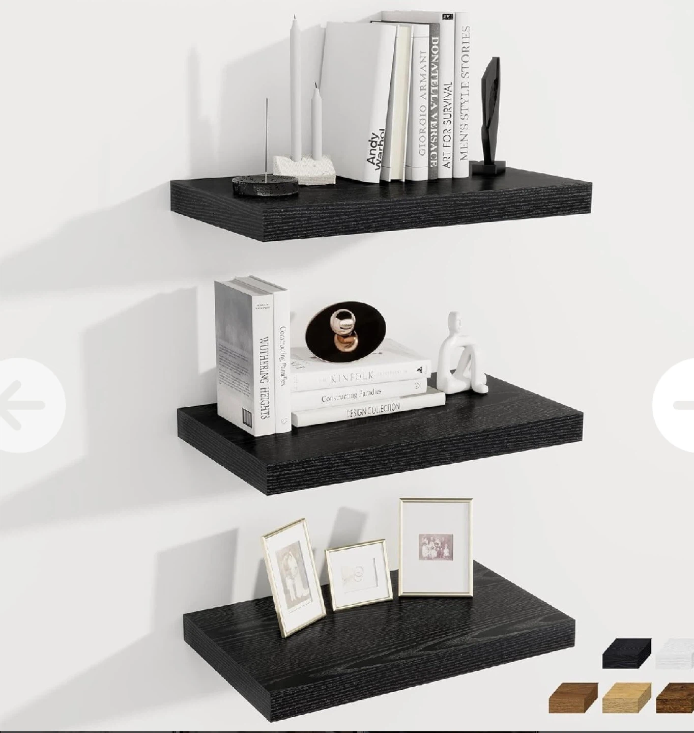 Set of 3 Floating Shelves - photo 2