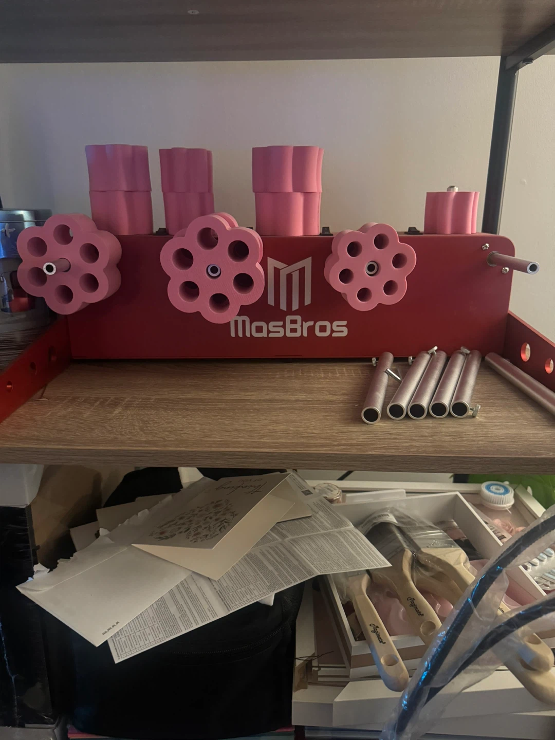 MasBros Pink Foam Cup turner
