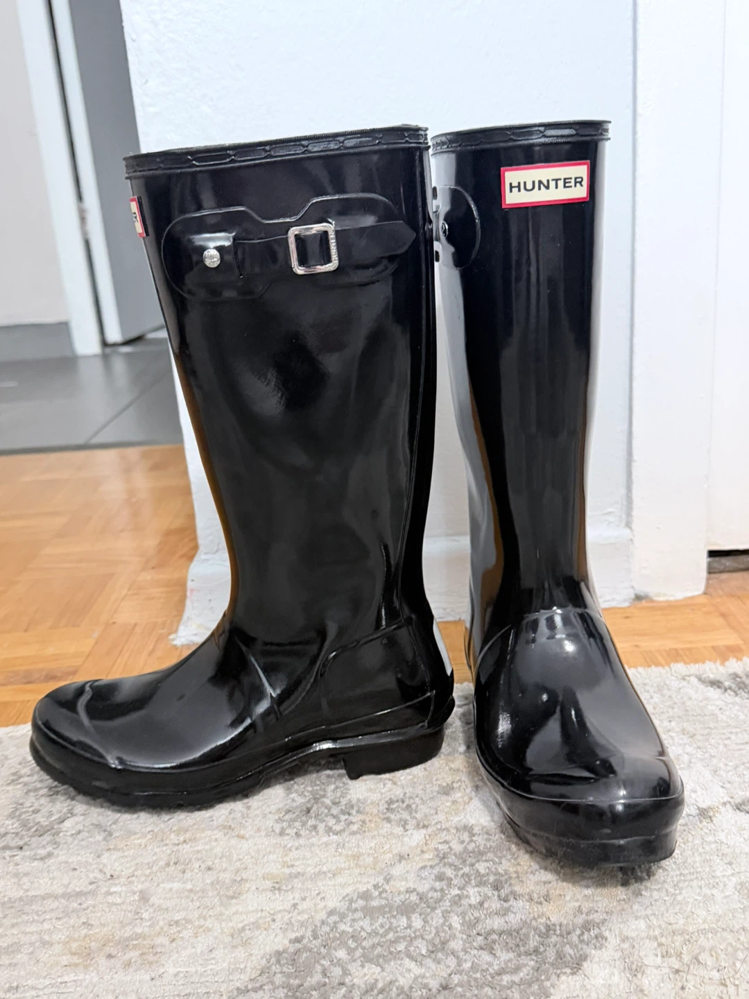 Hunter Rubber Boots - Black - US 5 - photo 3