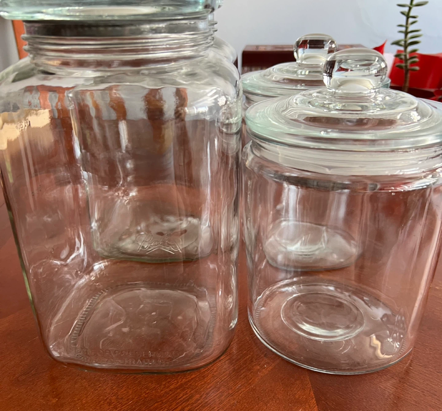 Ball Glass Jars with Lids (Set of 4)