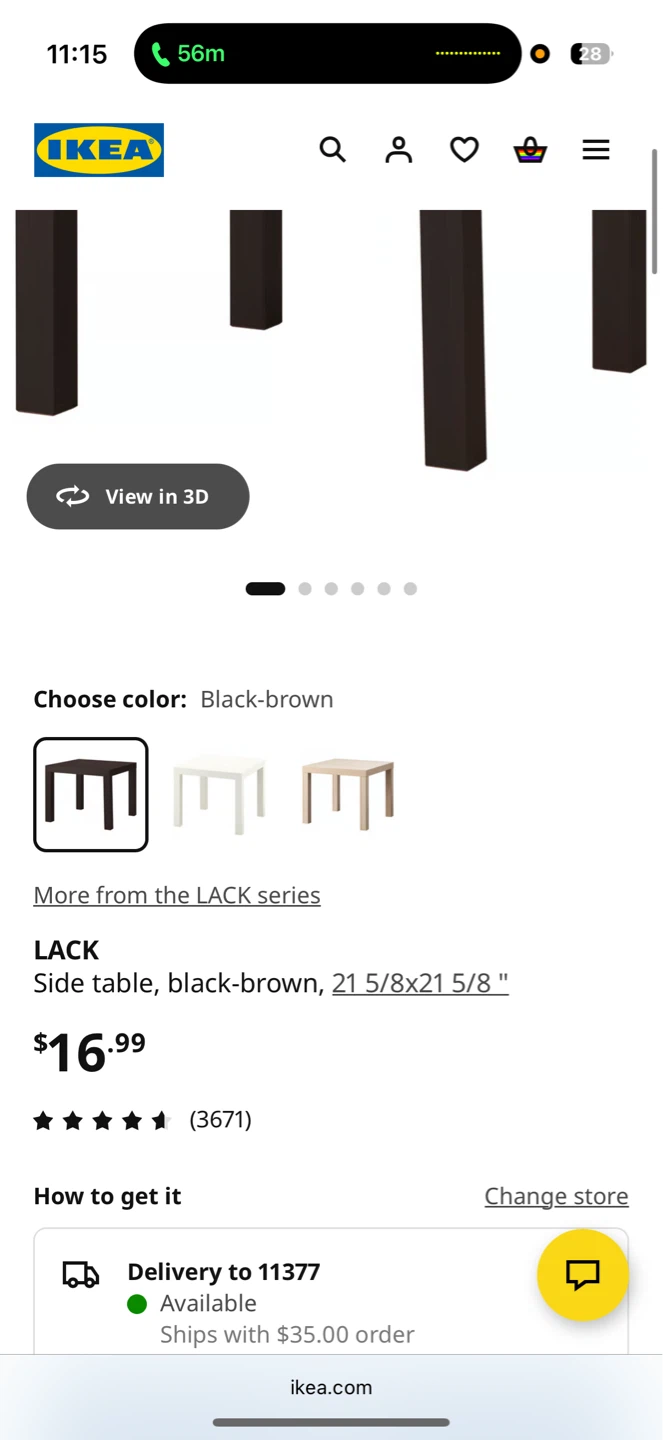 IKEA LACK Side Table - photo 3