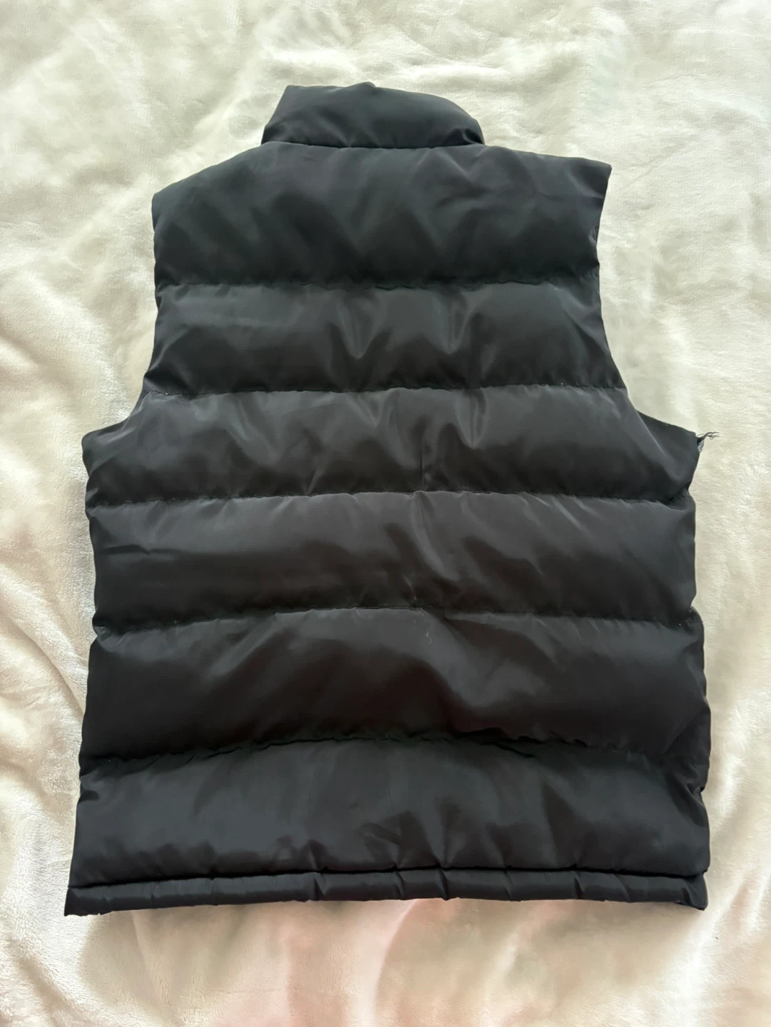 Unisex Black Puffer Vest - photo 2