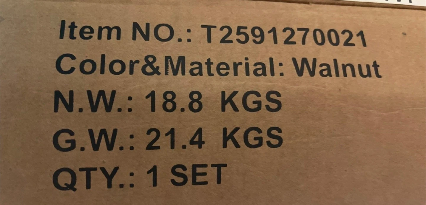 Walnut Dining Table Brand New in box - photo 5