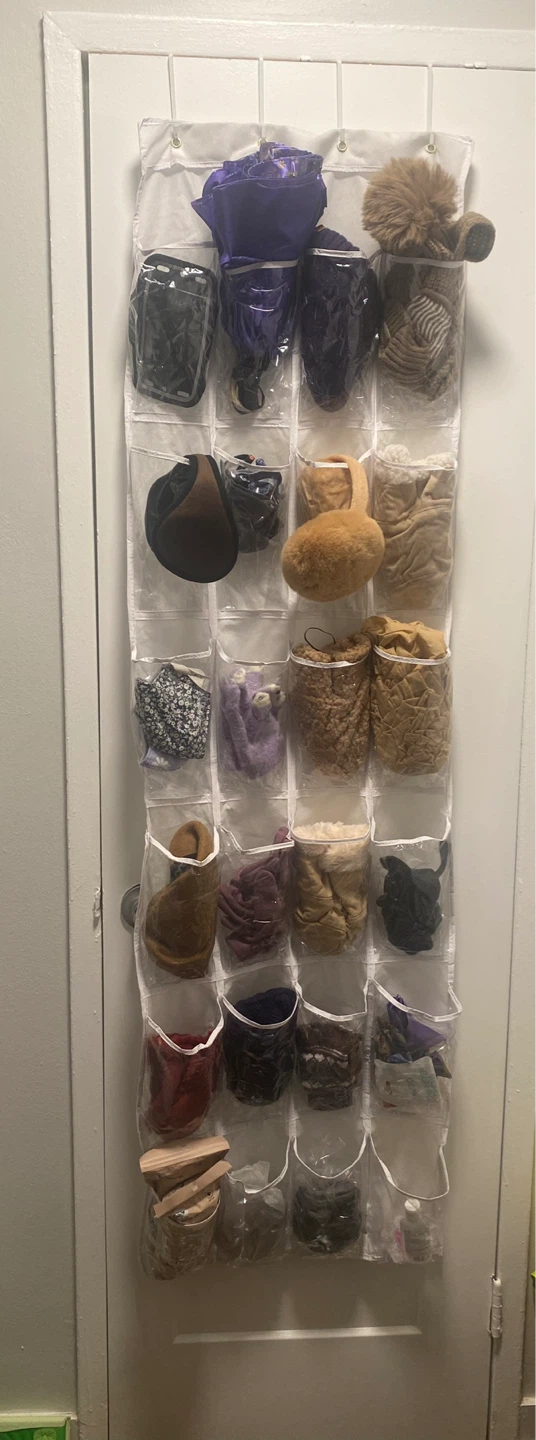 Over-the-Door Hanging Organizer with 24 Pockets