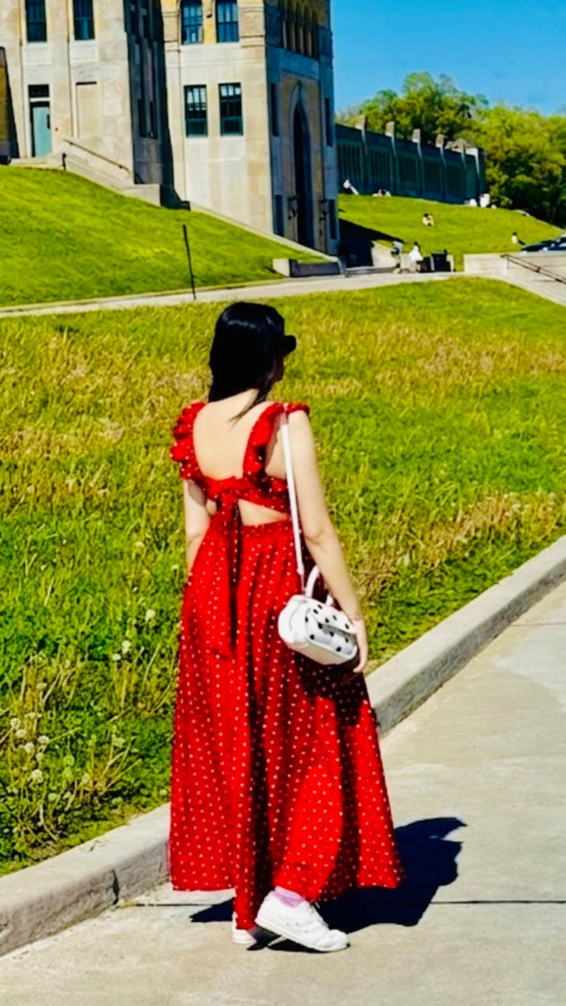 Red Polka Dot Dress - photo 2