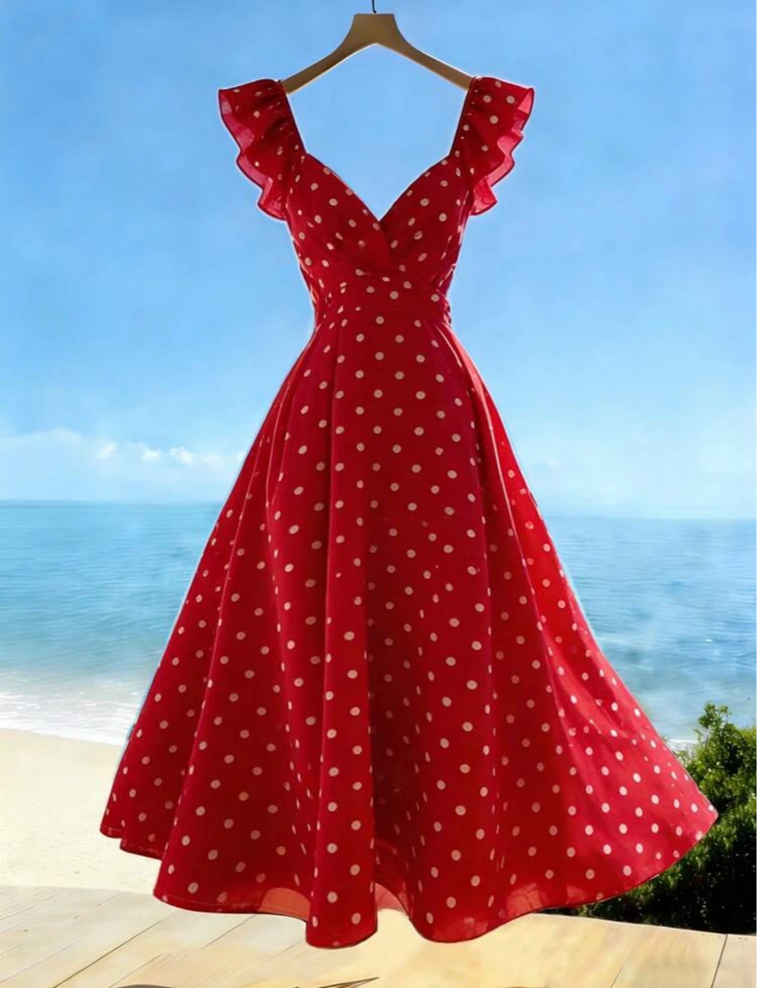Red Polka Dot Dress