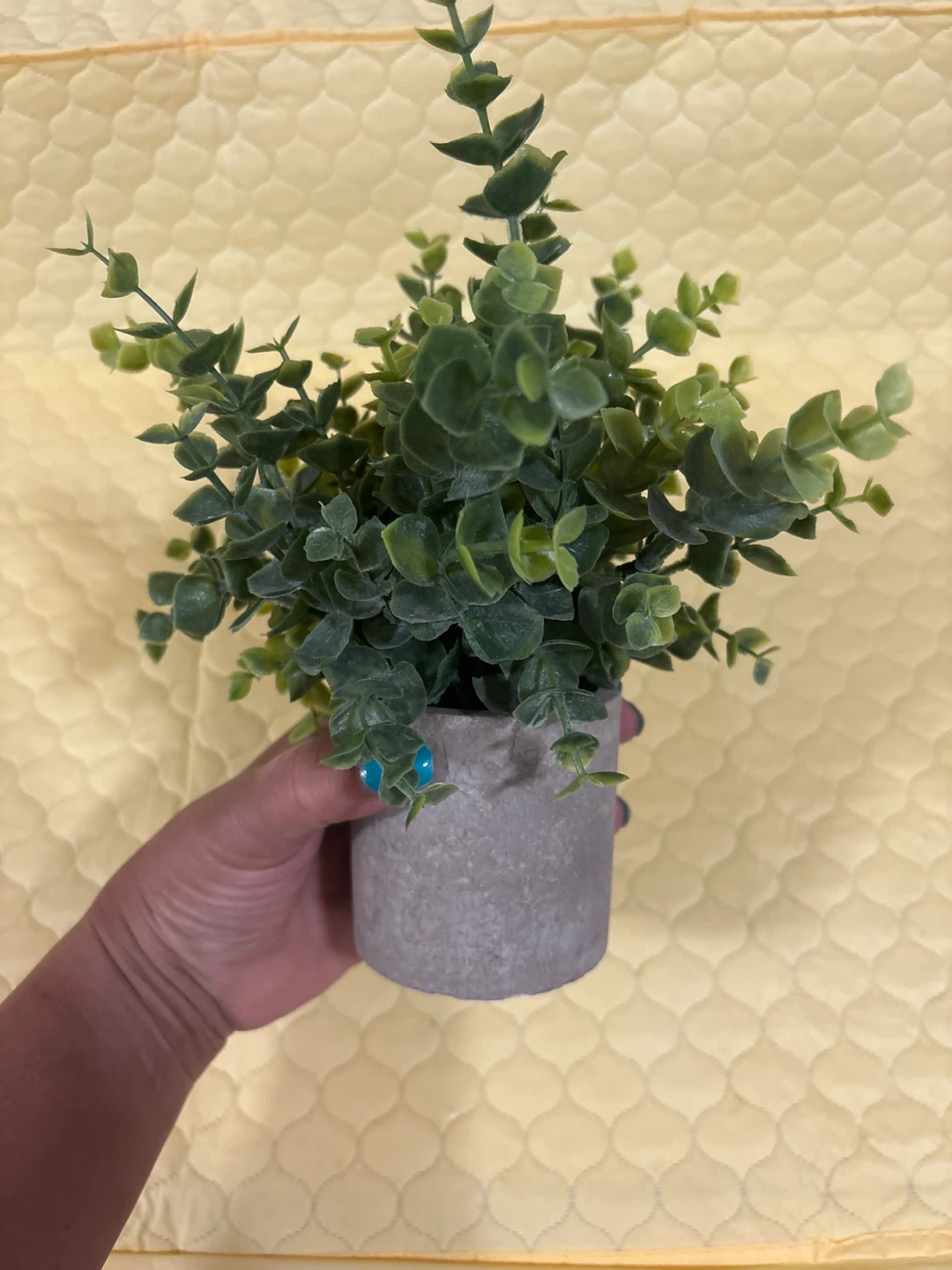 ⚽ Artificial Eucalyptus Plant in Pot - photo 2
