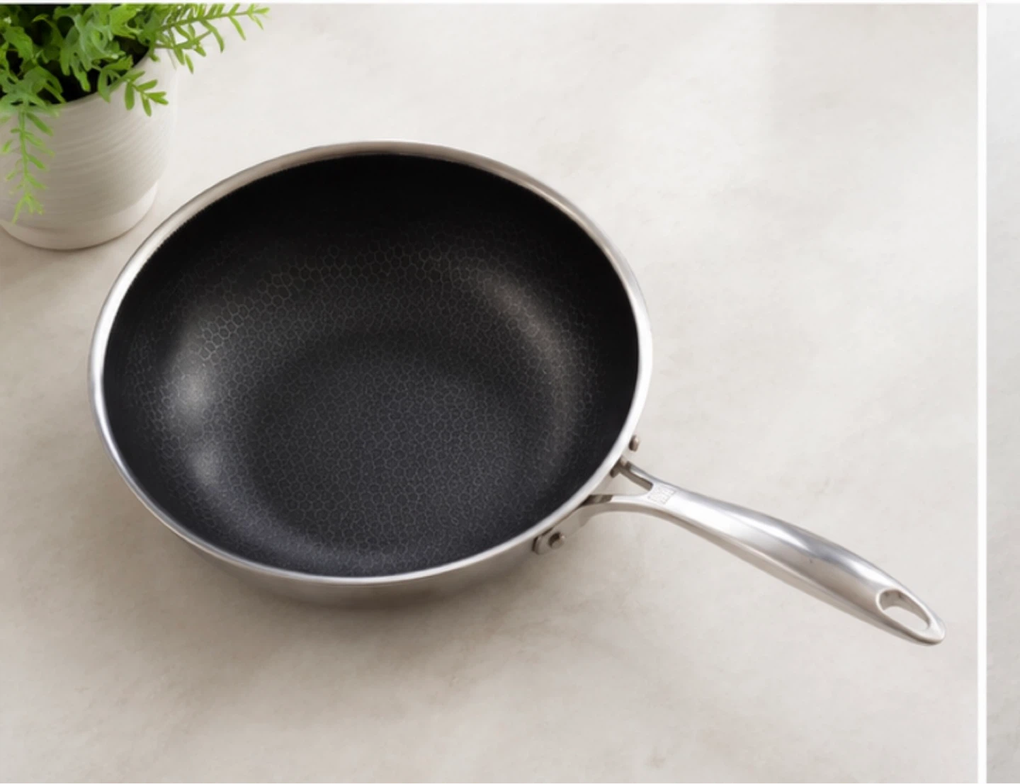 Stainless Steel Non-Stick Frying Pan