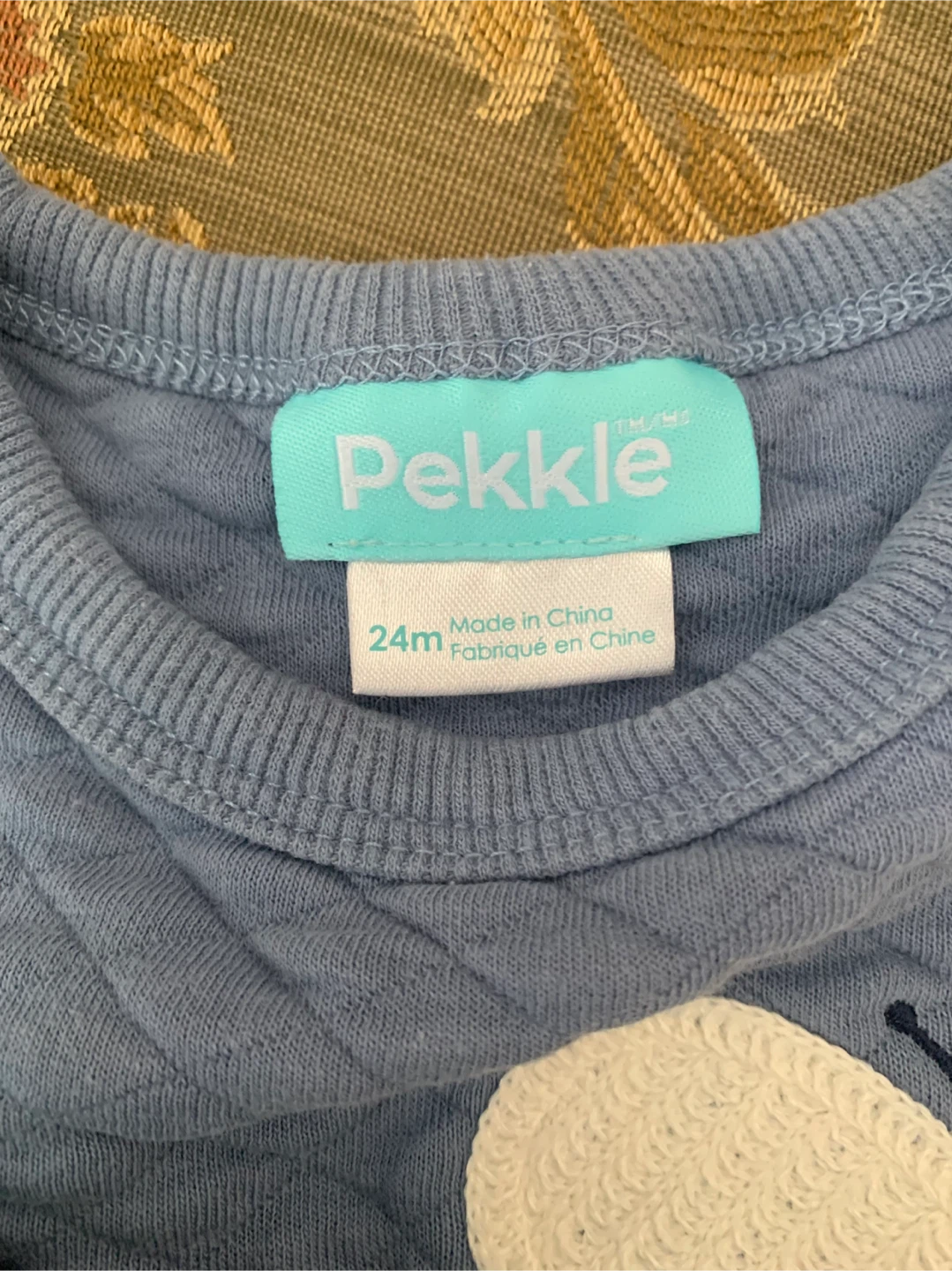 ⚽ Pekkle Blue Quilted Butterfly Sweater & Leggings Set - photo 2