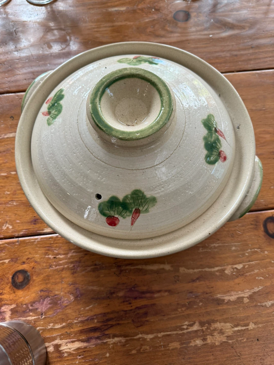 Vintage Ceramic Casserole Pot with Lid - photo 2
