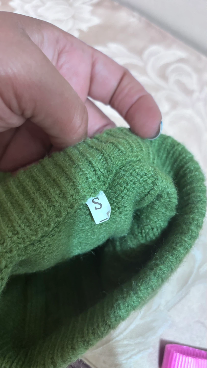 ⚽ Green Knit Dog Sweater Size S - photo 3