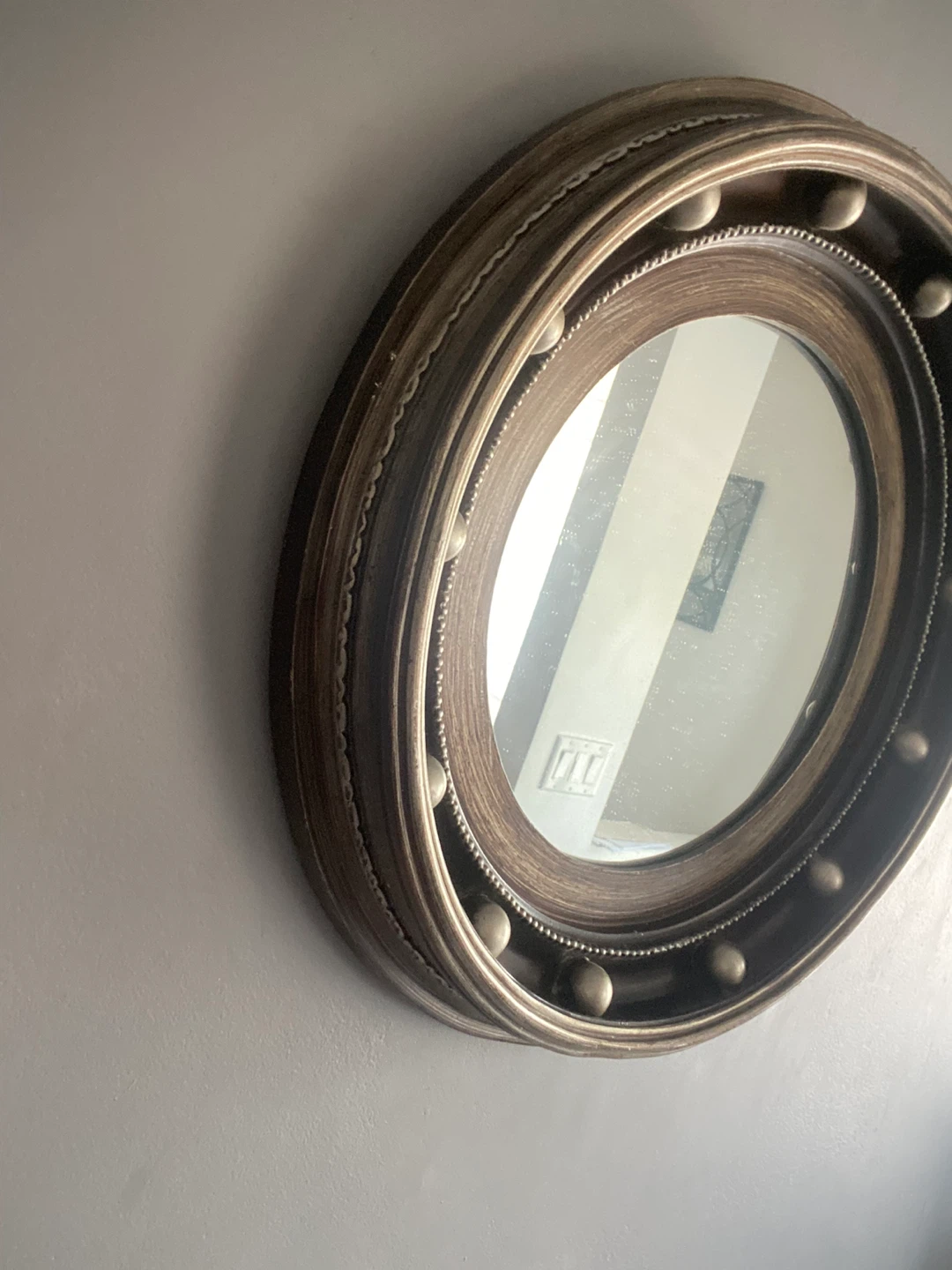 ⚽️ Vintage Decorative Round Wall Mirror - photo 2