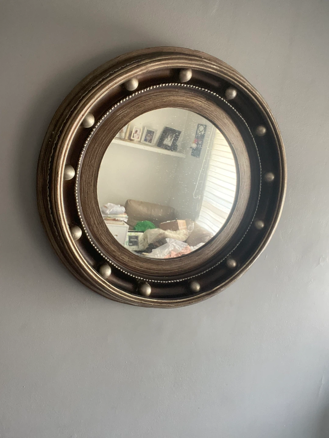 ⚽️ Vintage Decorative Round Wall Mirror