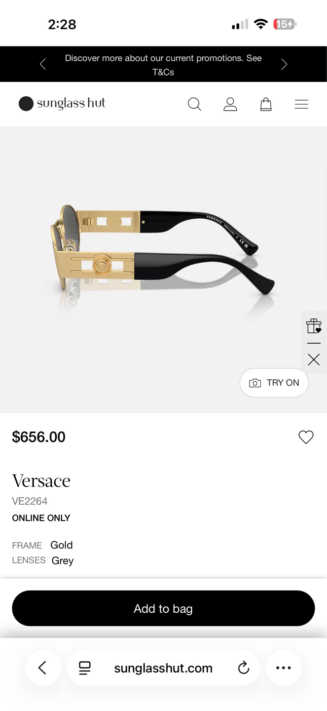 Versace VE2264 Sunglasses - photo 2