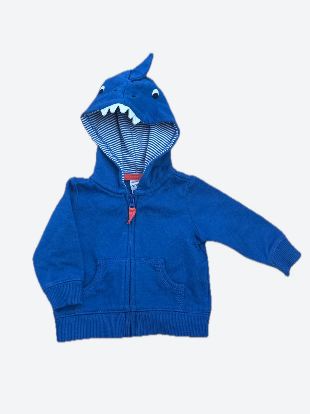 Carter's Blue Shark Hoodie (new Born)