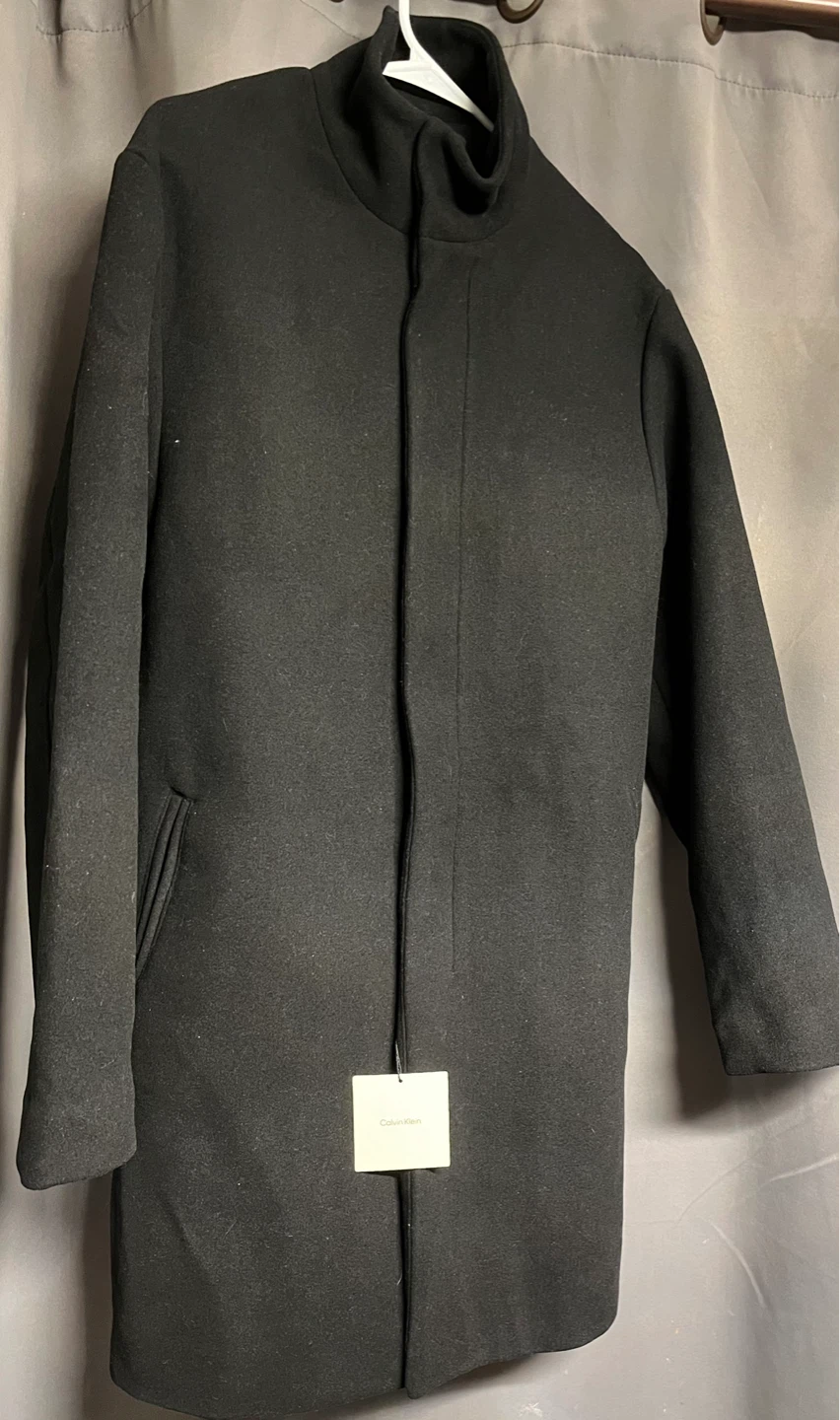 Calvin Klein Black Coat XS/TP/XP-Brand New