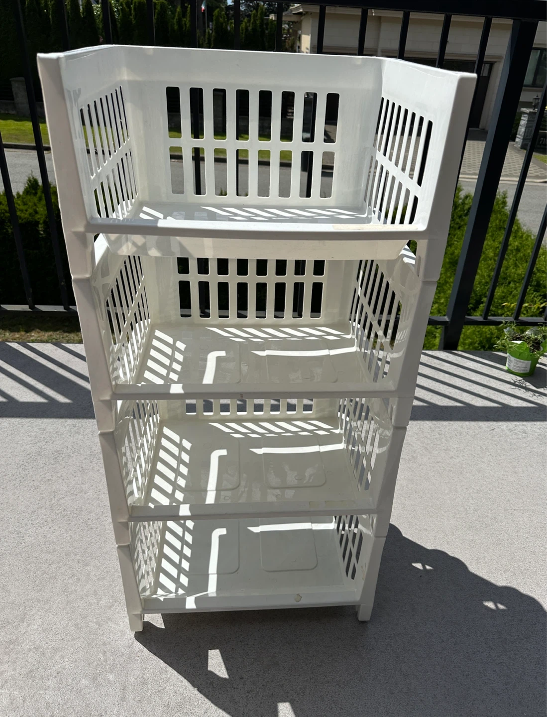 White 4-Tier Storage Shelf
