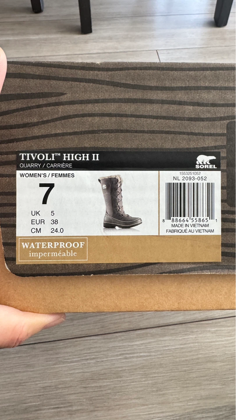 Sorel Tivoli High II Women's Winter Boots Size 7 - photo 3