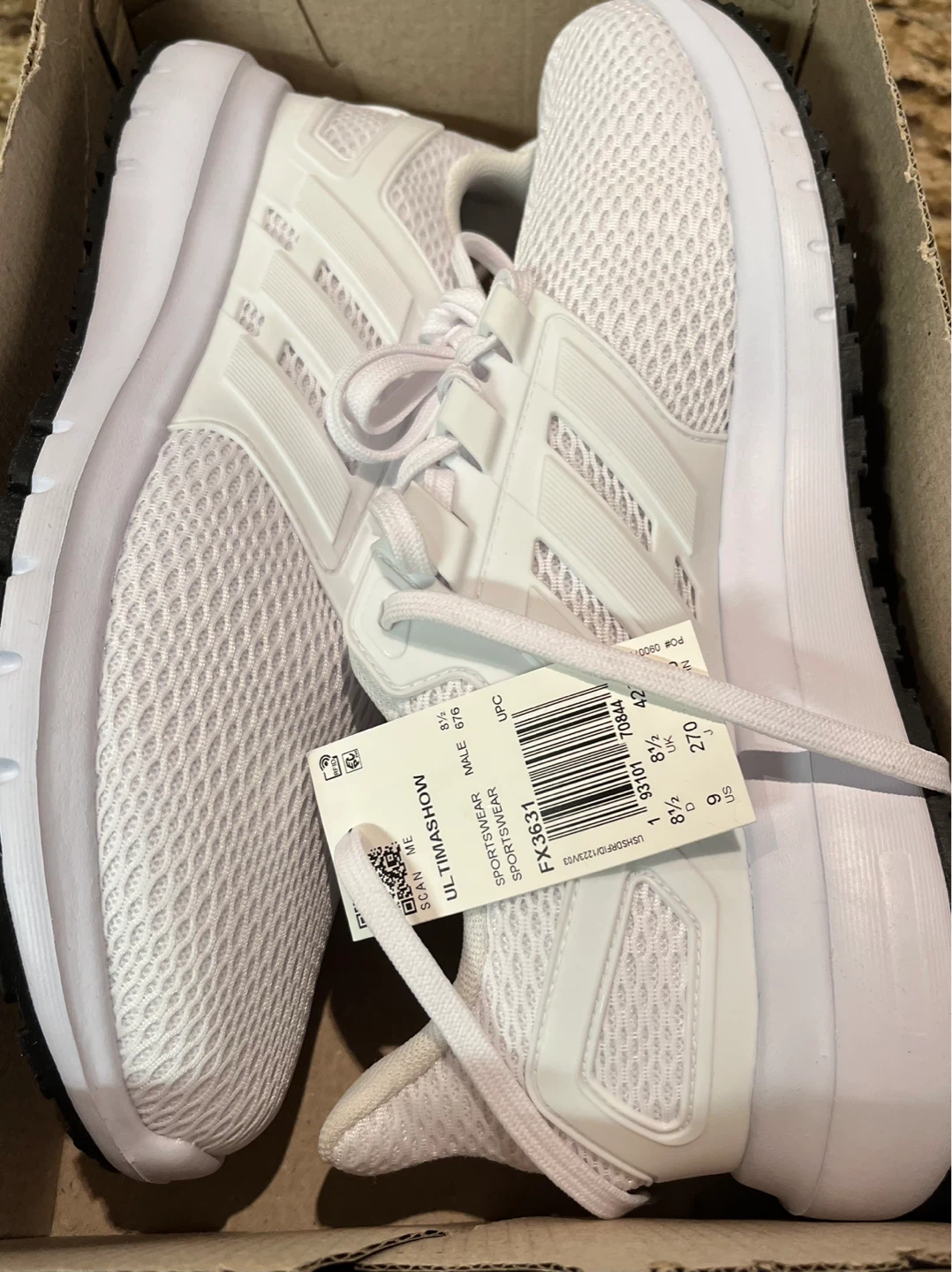Adidas Ultamashow White Running Shoes - photo 2