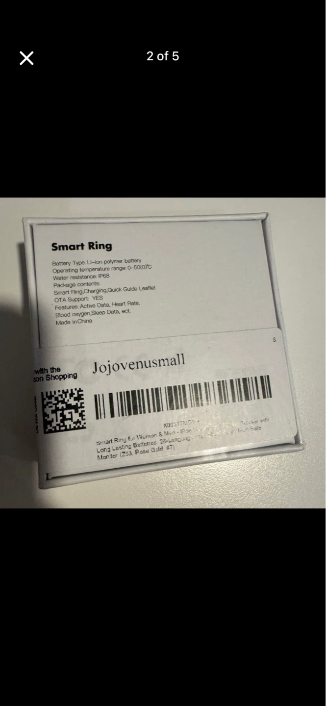 *SEALED* Smart Ring - Rose Gold - Size 7 - photo 2