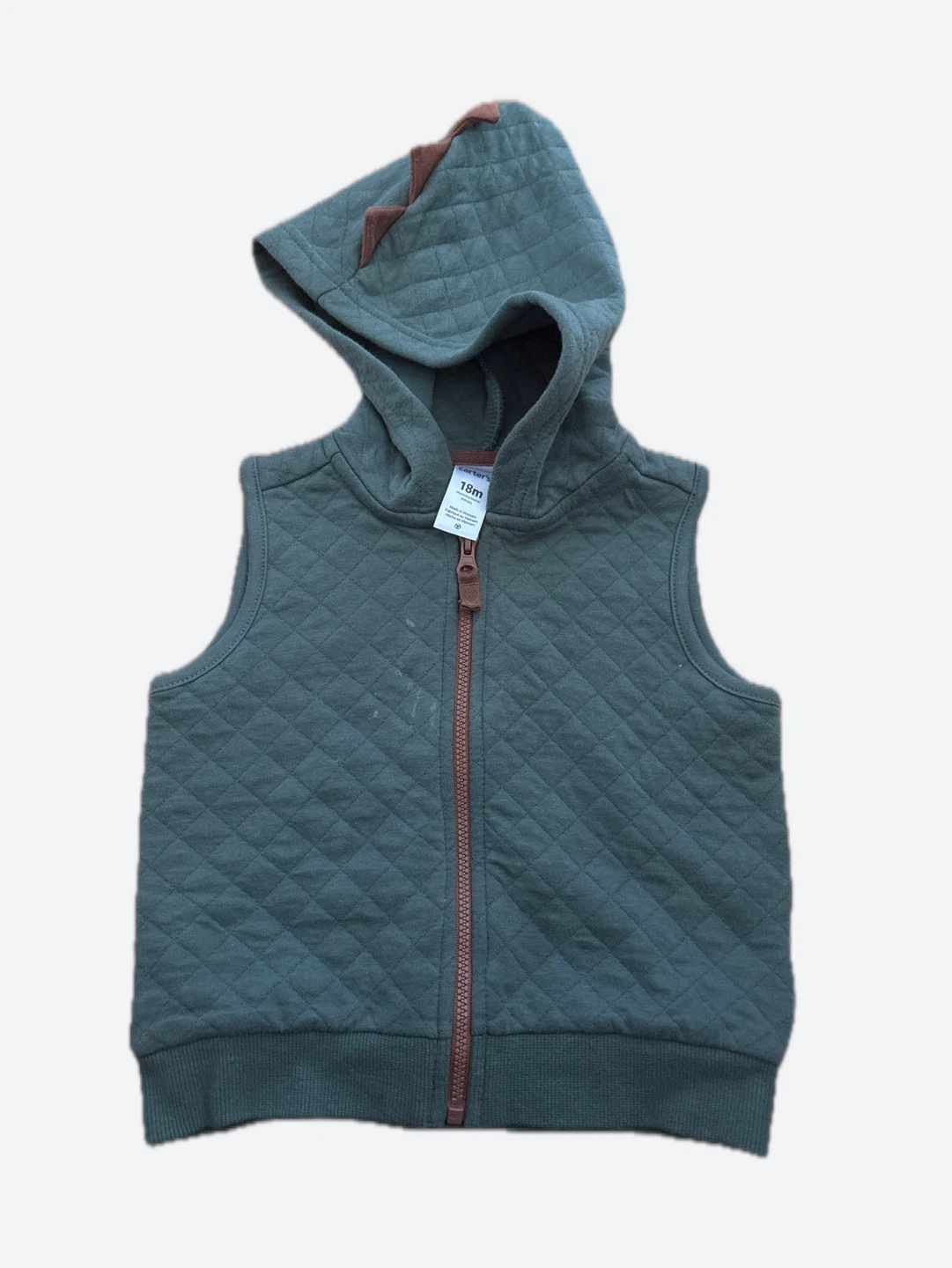 Carter's Quilted Hooded Vest - 18m