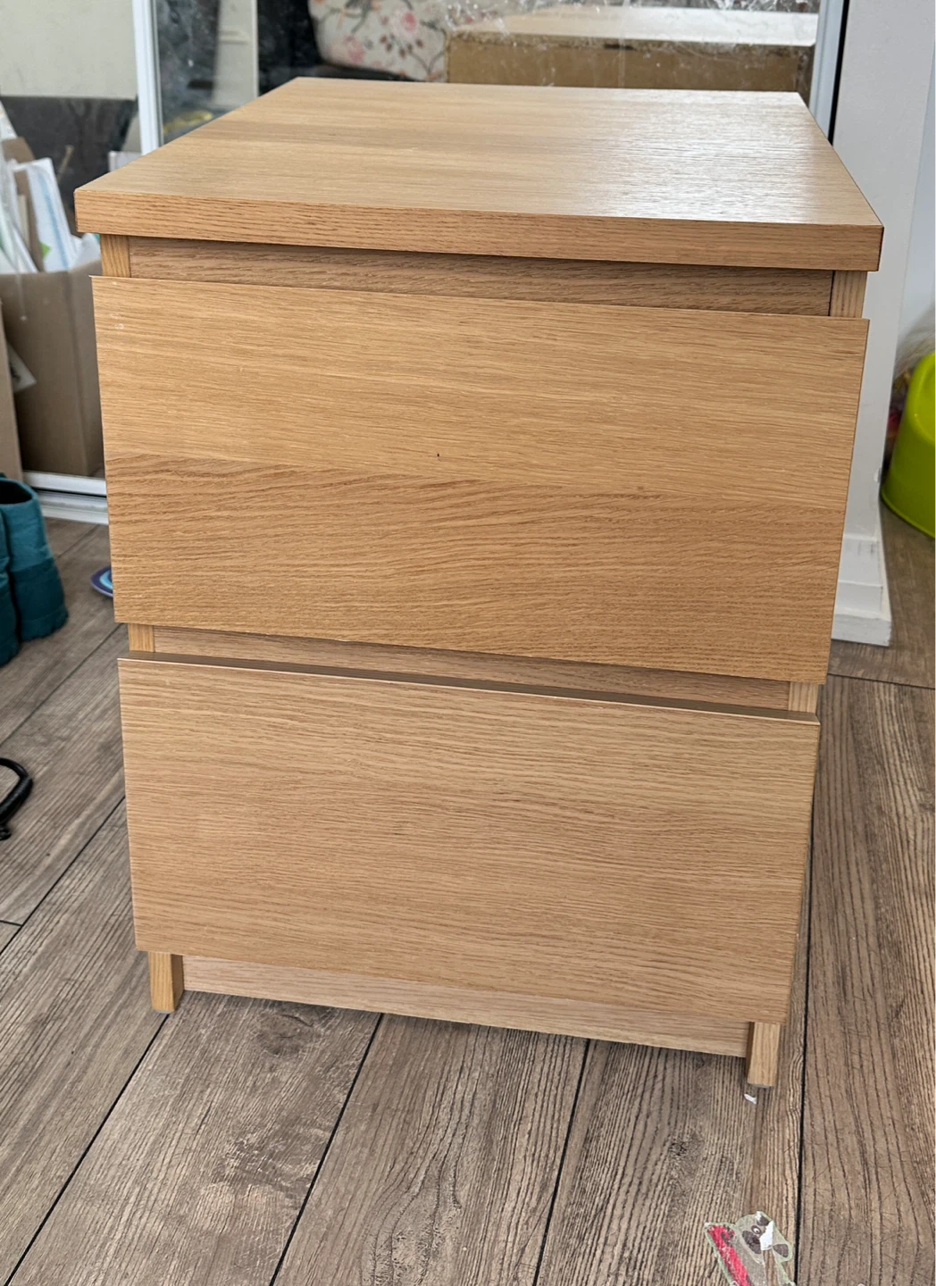 IKEA STORKLINTA 2-Drawer Chest Oak Effect - photo 4