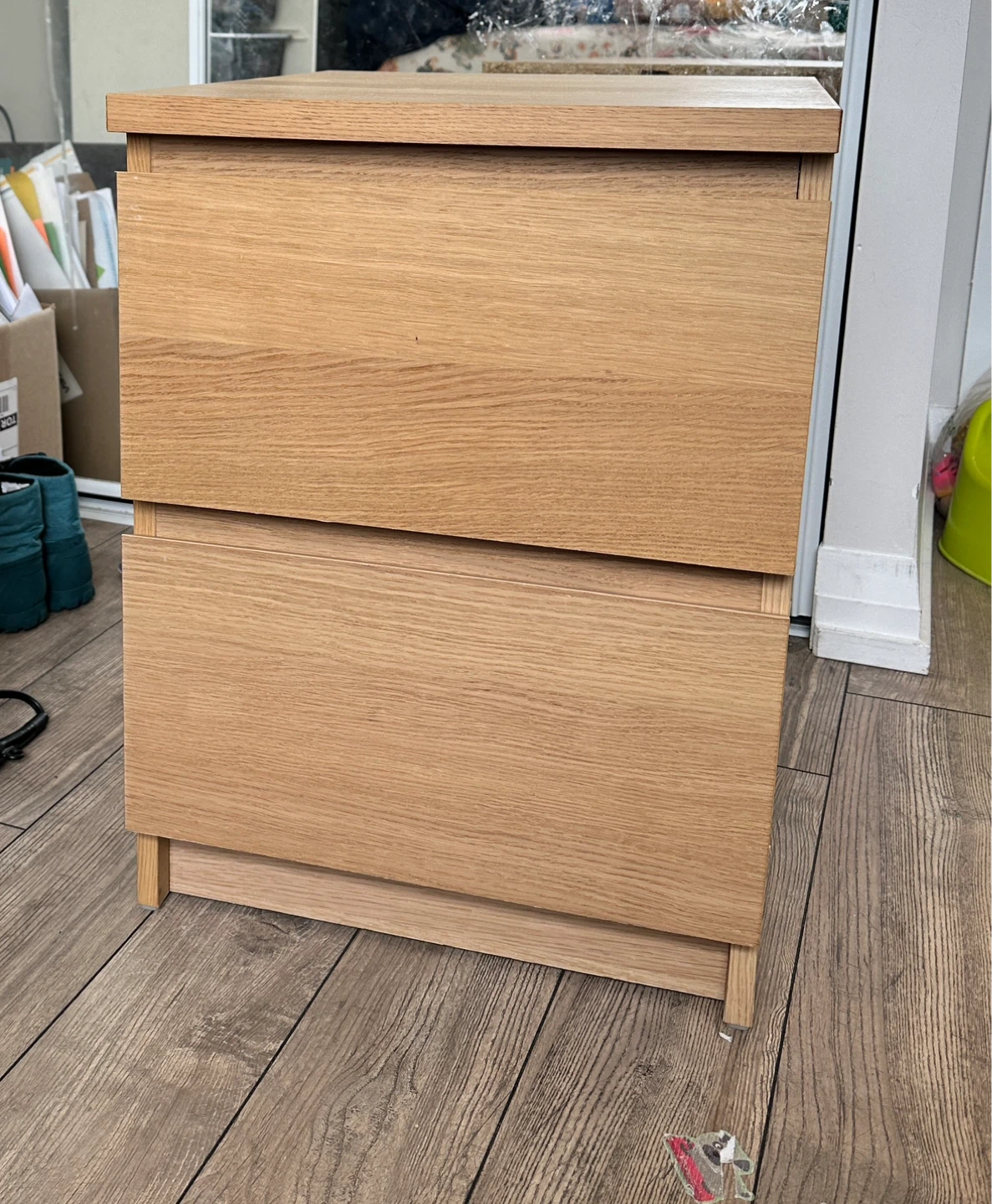 IKEA STORKLINTA 2-Drawer Chest Oak Effect - photo 3