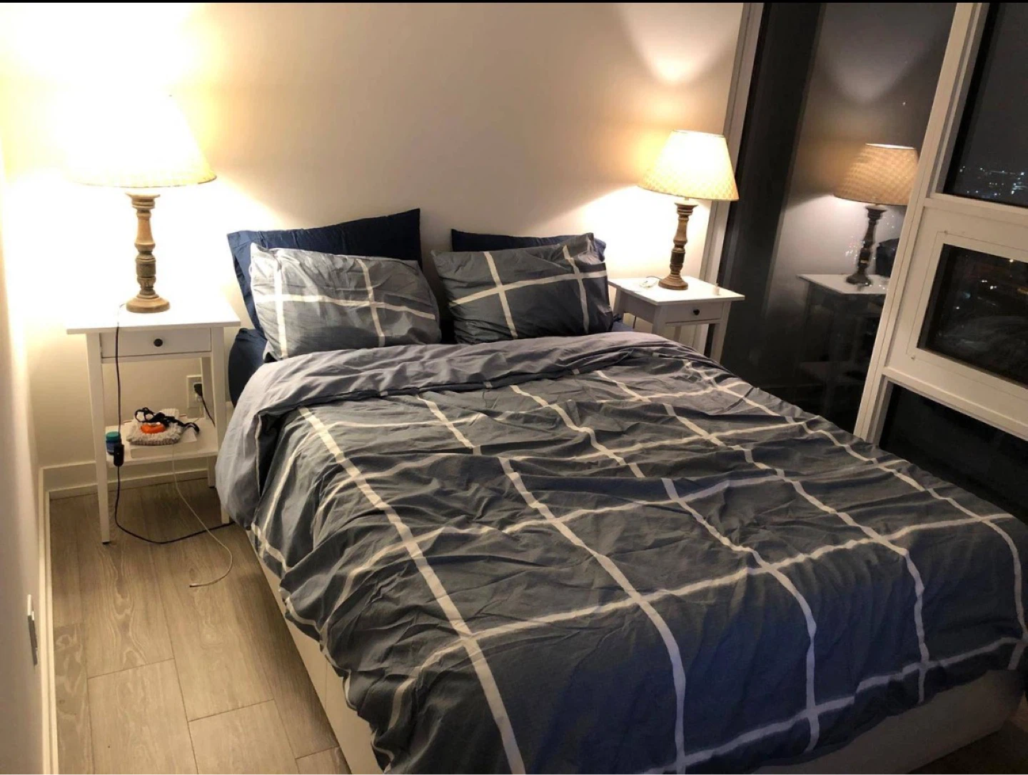 IKEA Nordli Queen Bed with storage + memory foam mattress!