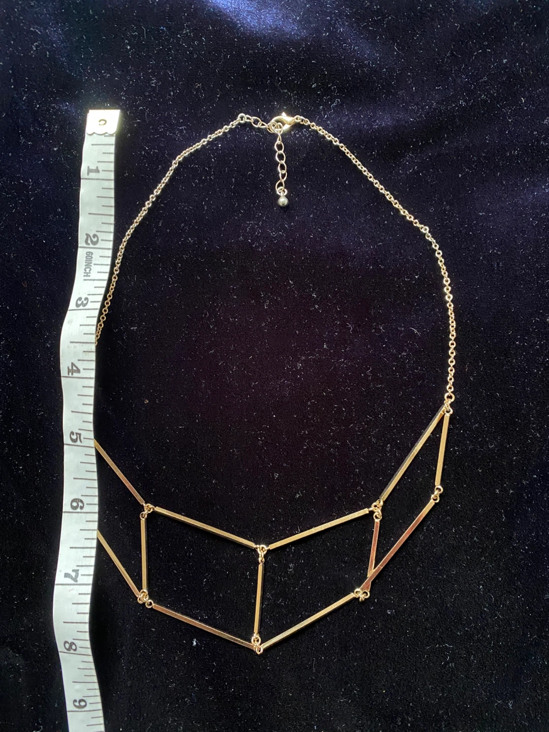 Gold Geometric Necklace ⚽️
