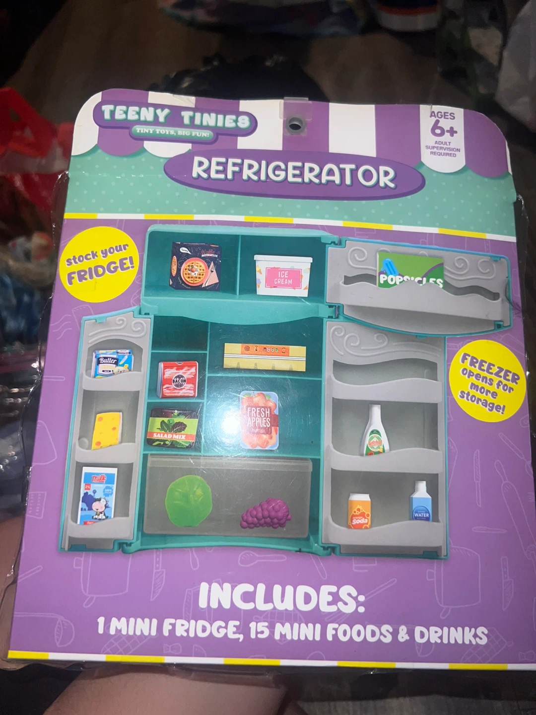 Teeny Tinies Mini Refrigerator Playset ⚽ - photo 2