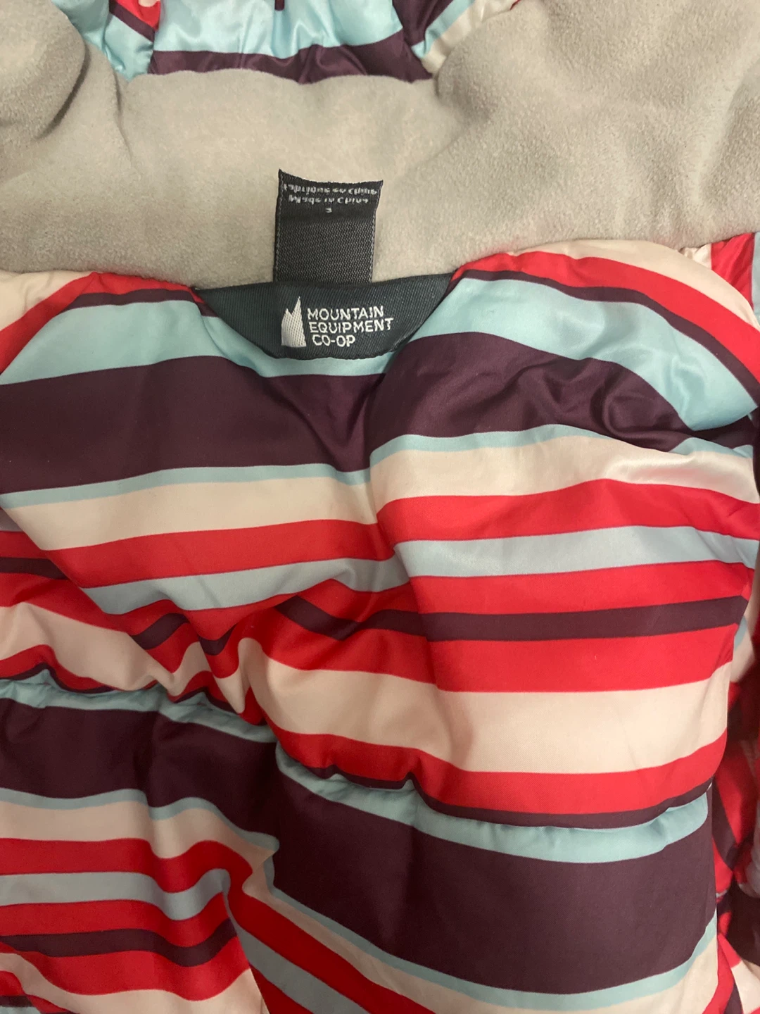 ⚽ MEC Red Winter Jacket with Striped Lining - photo 2