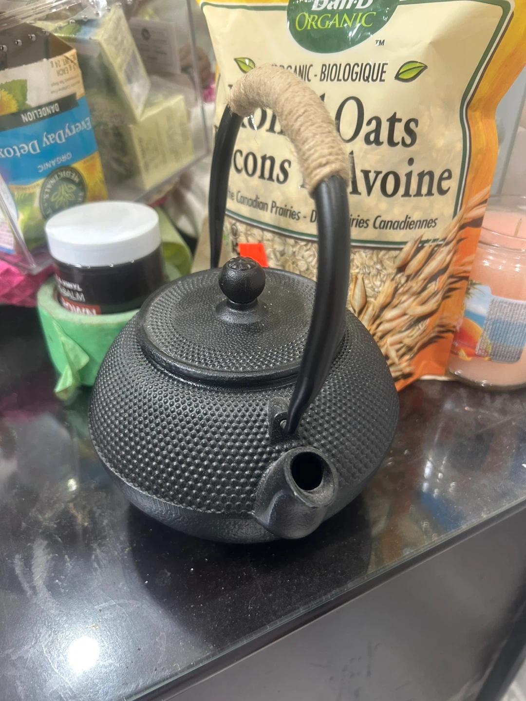 ⚽️Cast Iron Teapot with Tea + Black Tea - photo 2