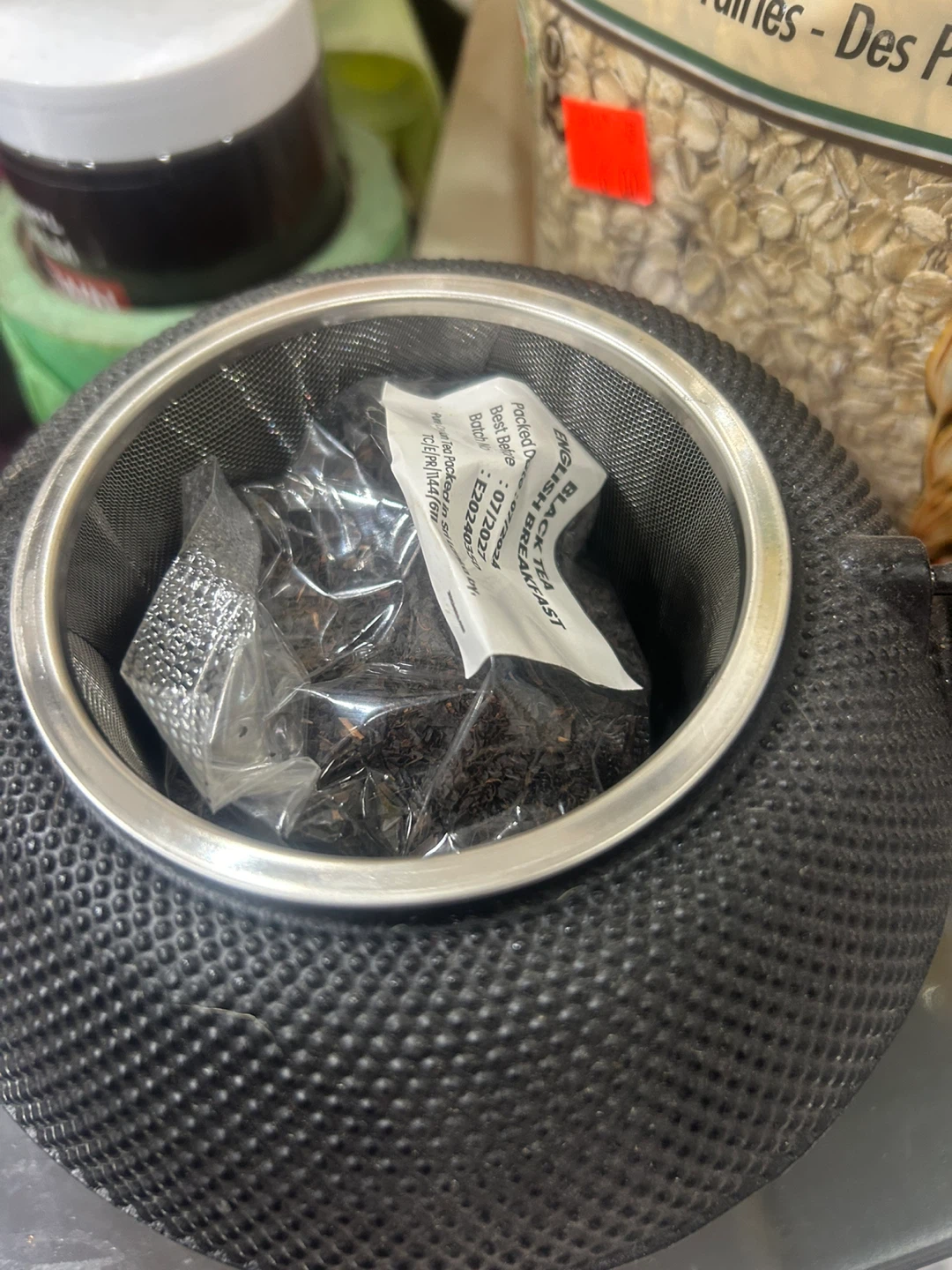 ⚽️Cast Iron Teapot with Tea + Black Tea - photo 3