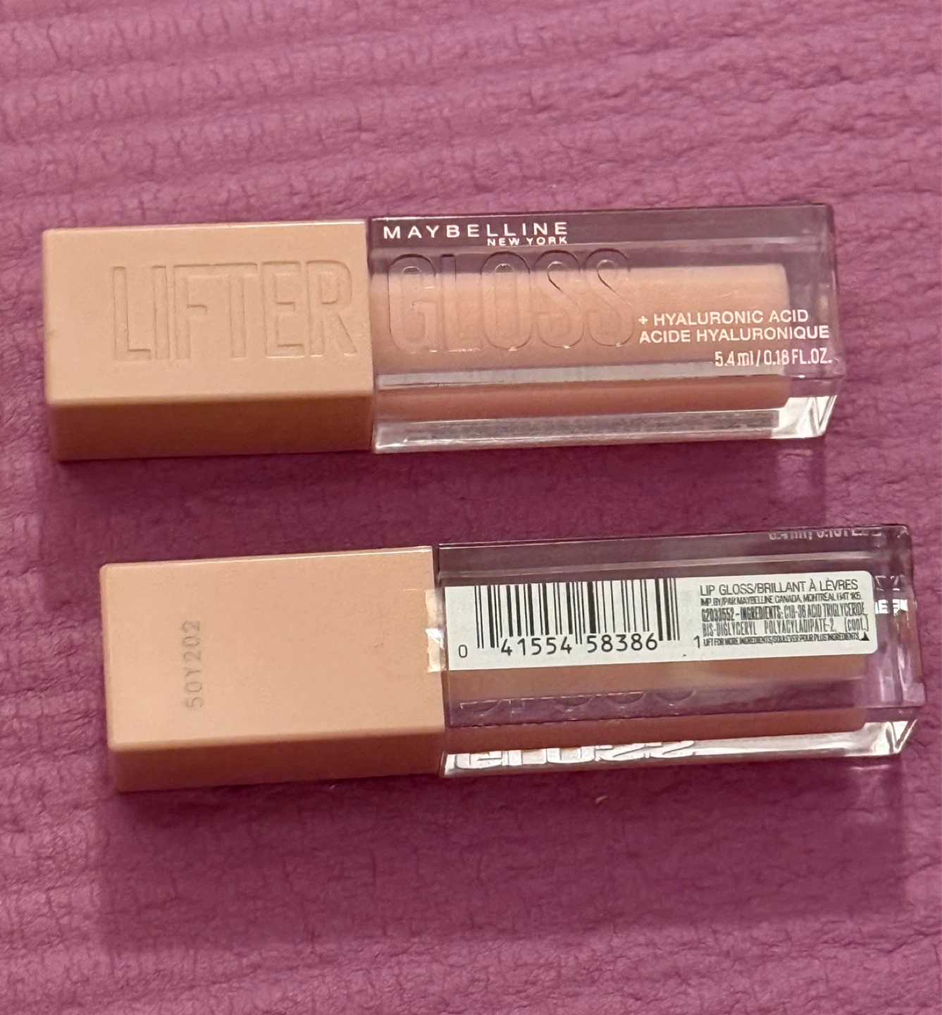 NEW⚽️Maybelline Lifter Gloss Hydrating Lip Gloss Ice 0.18 oz - photo 2