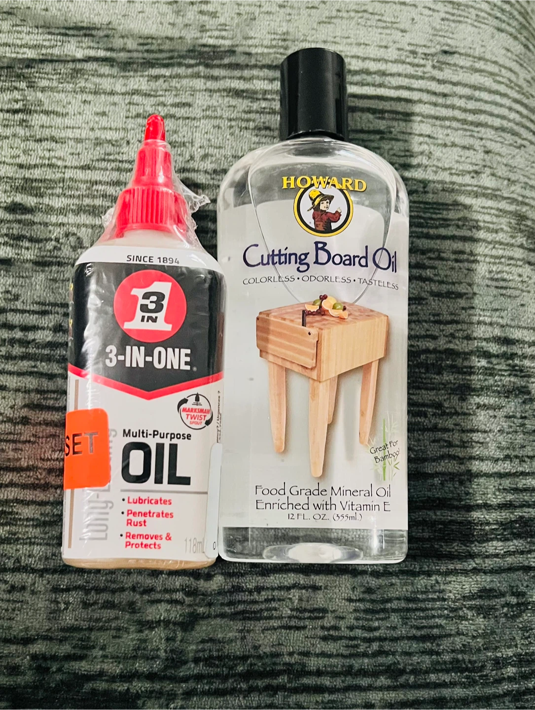 3-IN-ONE Multi-Purpose Oil & Howard Cutting Board Oil