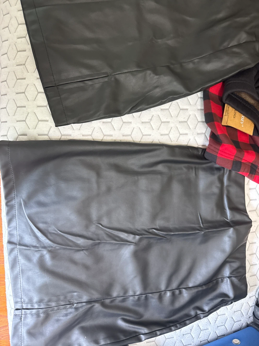Black Faux skirt new