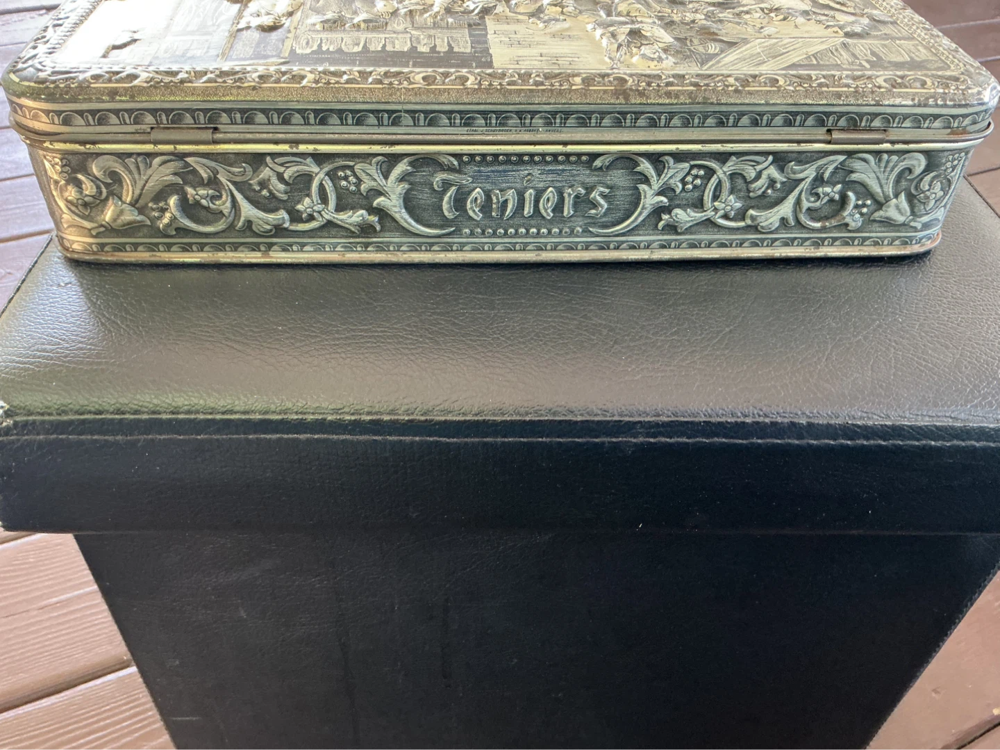 Vintage Teniers Decorative Tin - photo 4