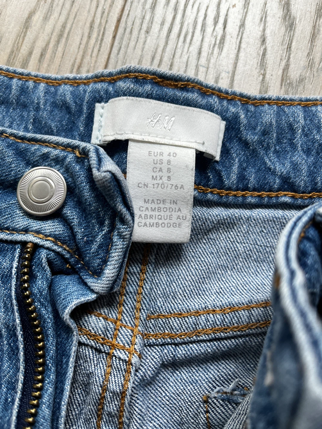 H&M Women's Blue Denim Jeans (size 8)⚽️ - photo 3
