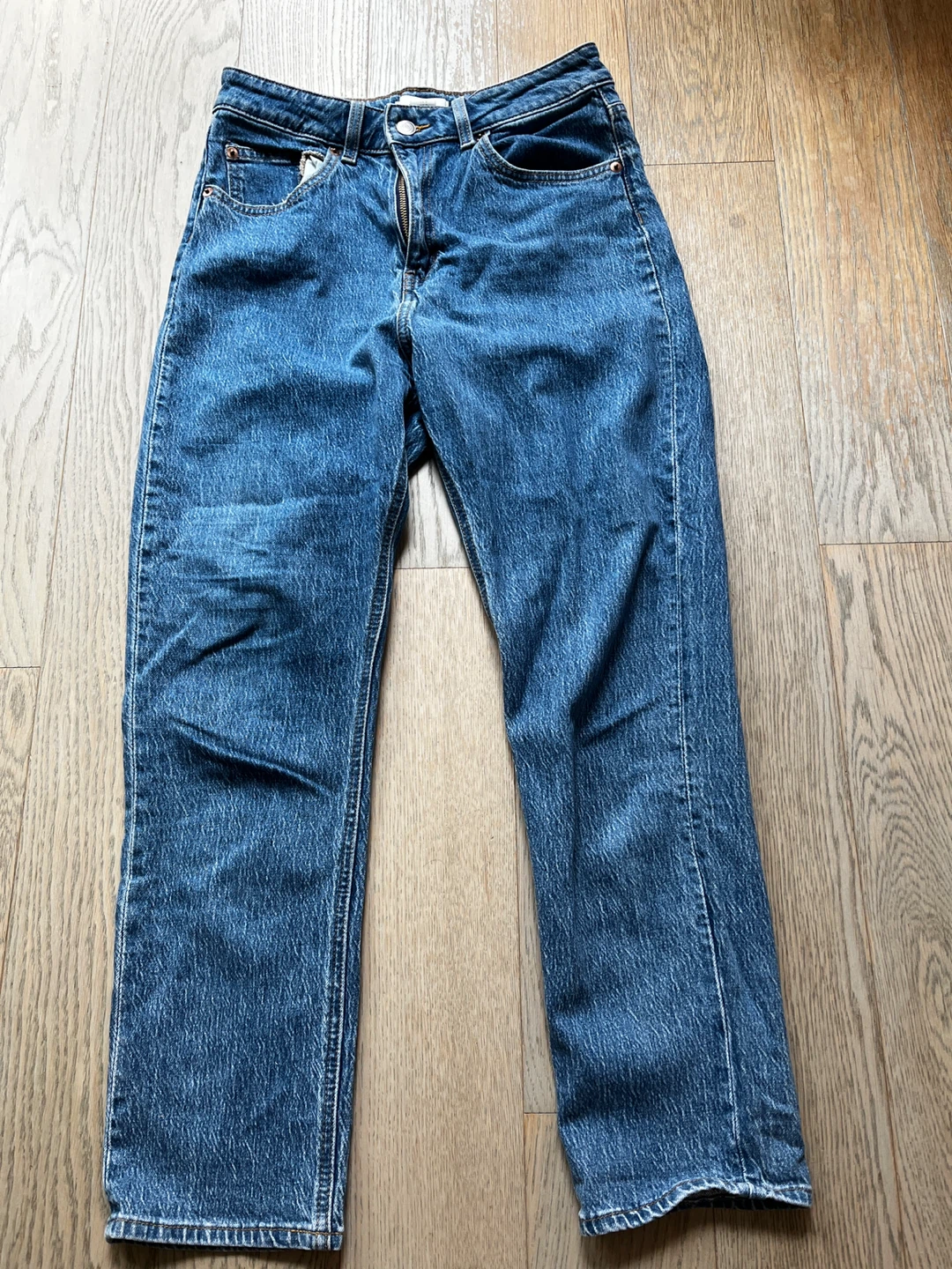 H&M Women's Blue Denim Jeans (size 8)⚽️