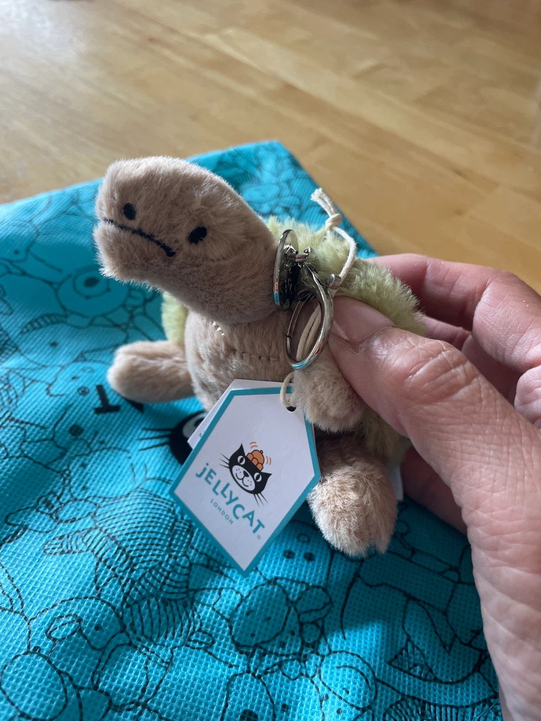 ⚽️ NWT Jellycat Timmy Turtle Bag Charm Keychain